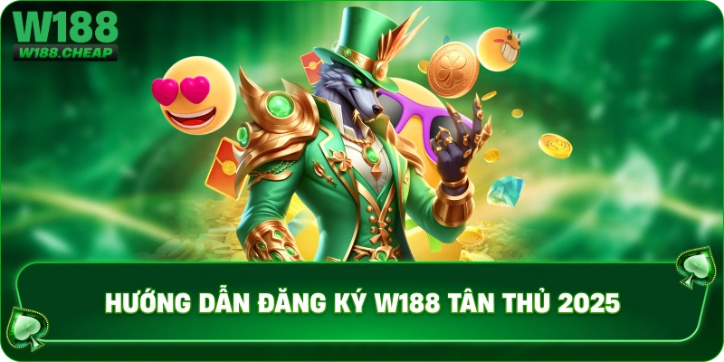 Hướng dẫn đăng ký W188 tân thủ 2025